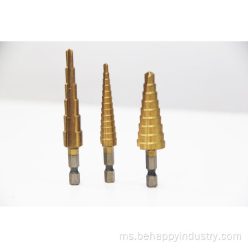 3pcs bit bit titanium nitride bersalut